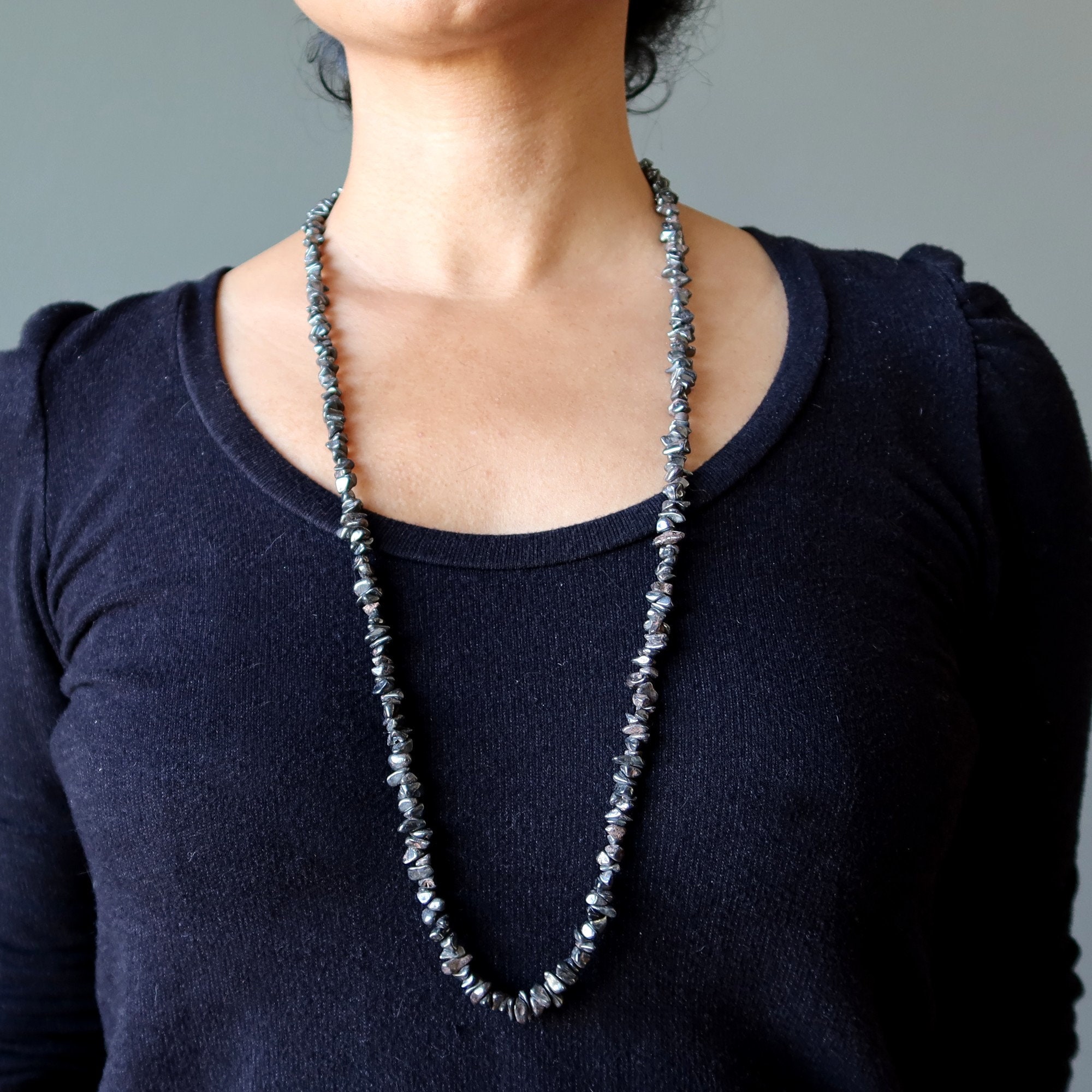 Hematite Necklace Protective Armor Crystals