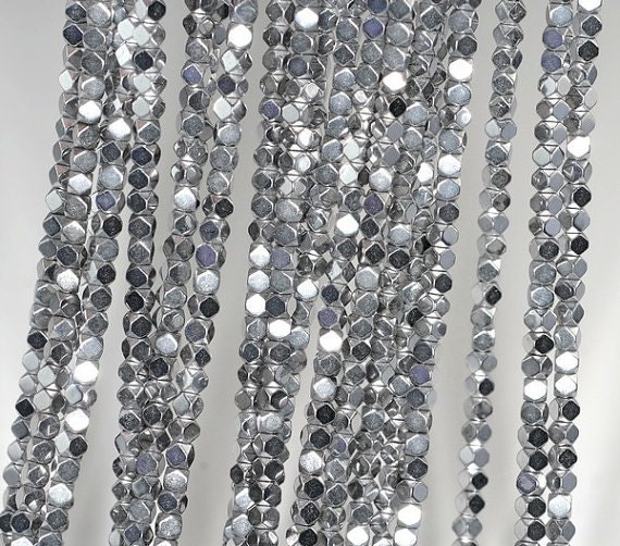 2x2mm Silver Hematite Gemstone Octagon Cube 2x2mm Loose Beads 16 Inch Full Strand Lot 1,2,6,12 And 50 (90185544-837) 2x2mm Silver Hematite Gemstone Octagon Cube 2x2mm Loose Beads 16 Inch Full Strand Lot 1,2,6,12 And 50 (90185544-837)