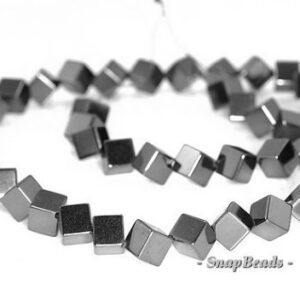 4mm Noir Black Hematite Gemstone Black Square Cube Diagonal 4x4mm Loose Beads 16 inch Full Strand LOT 1,2,6,12 and 50 (90147100-337) 4mm Noir Black Hematite Gemstone Black Square Cube Diagonal 4x4mm Loose Beads 16 inch Full Strand LOT 1,2,6,12 and 50 (90147100-337)