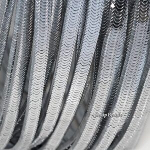 7x2mm Silver Hematite Gemstone Heishi Wave "W" 7x2mm Loose Beads 16 inch Full Strand LOT 1,2,6,12 and 50 (90185751-840) 7x2mm Silver Hematite Gemstone Heishi Wave "W" 7x2mm Loose Beads 16 inch Full Strand LOT 1,2,6,12 and 50 (90185751-840)