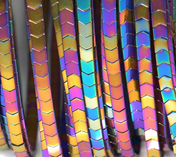 7x6mm Titanium Rainbow Hematite Gemstone Arrow 7x6mm Loose Beads 16 Inch Full Strand Lot 1,2,6,12 And 50 (90185650-844) 7x6mm Titanium Rainbow Hematite Gemstone Arrow 7x6mm Loose Beads 16 Inch Full Strand Lot 1,2,6,12 And 50 (90185650-844)