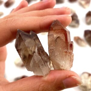 Red Fire Quartz Point | Hematite Included Crystal