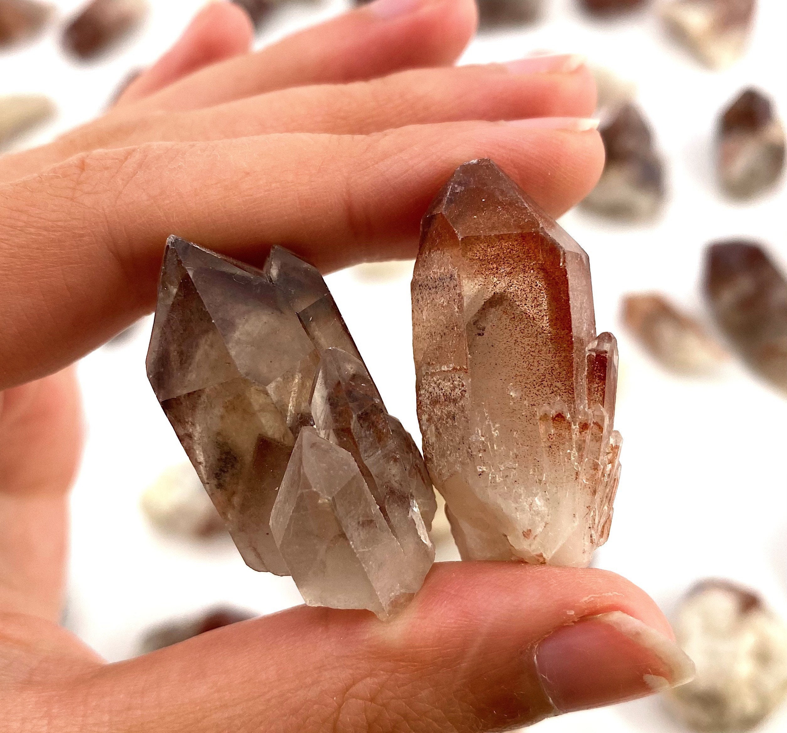 Red Fire Quartz Point | Hematite Included Crystal