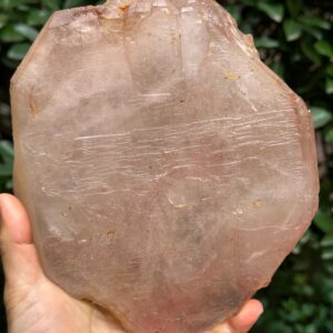 Tabular Double Terminated Strawberry Quartz Crystal/Hematite Limonite Goethite Included/Collection/Meditation/Reiki/Healing-1521 g