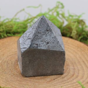 Hematite Top Polished Tower #b