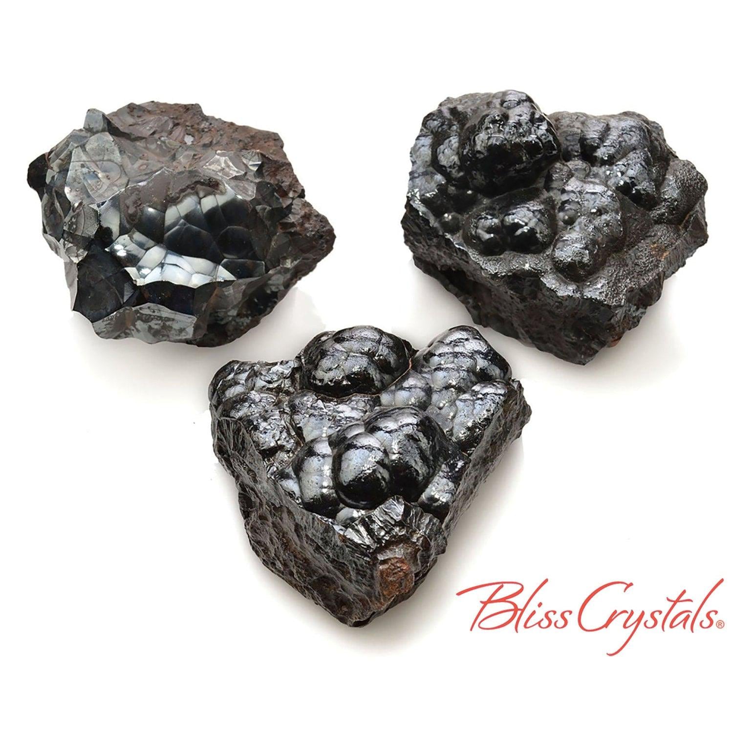 1 Xl Hematite Rough Stone, Metallic Mineral For Grounding #hr05