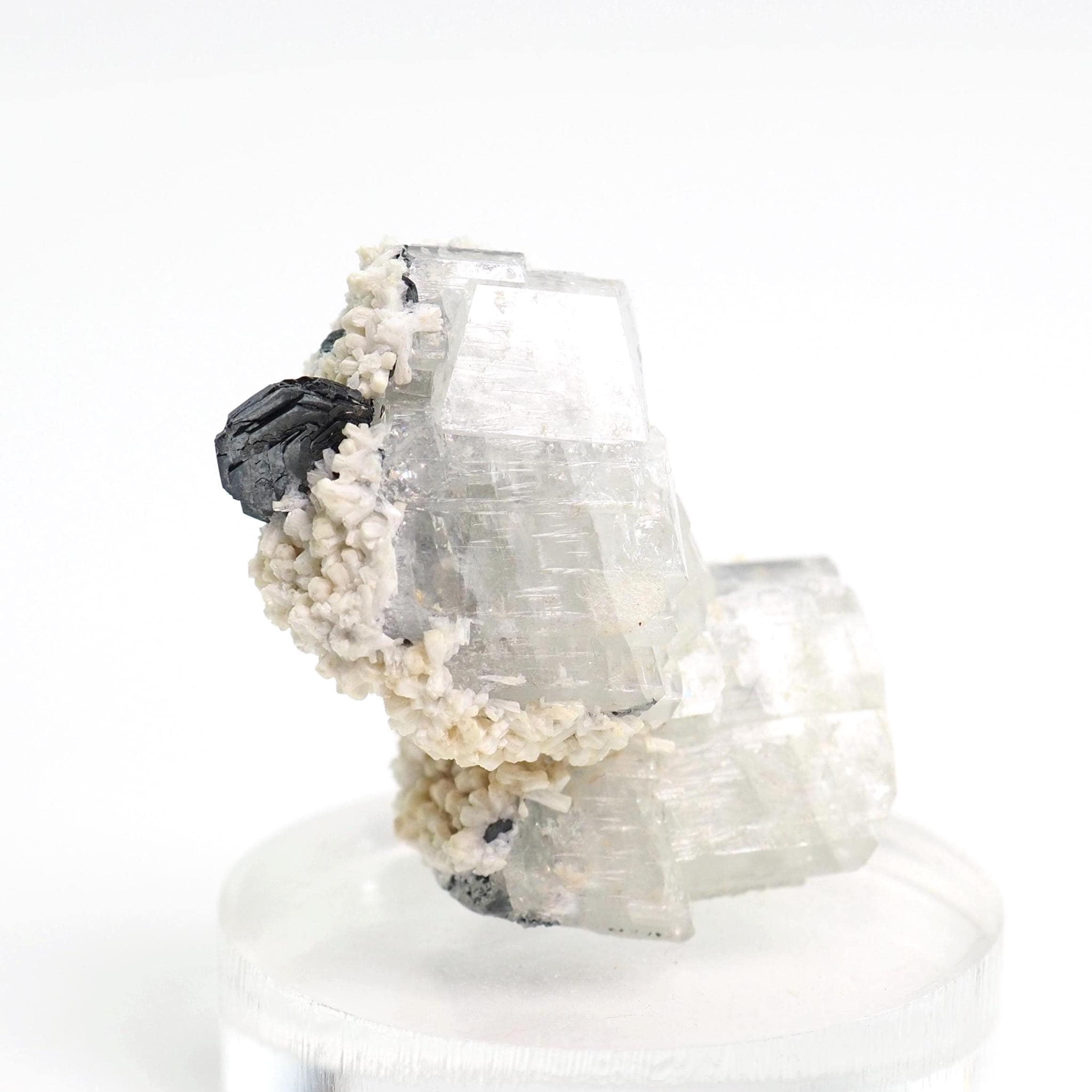 Adularia Crystal With Hematite Switzerland Mineral Specimen