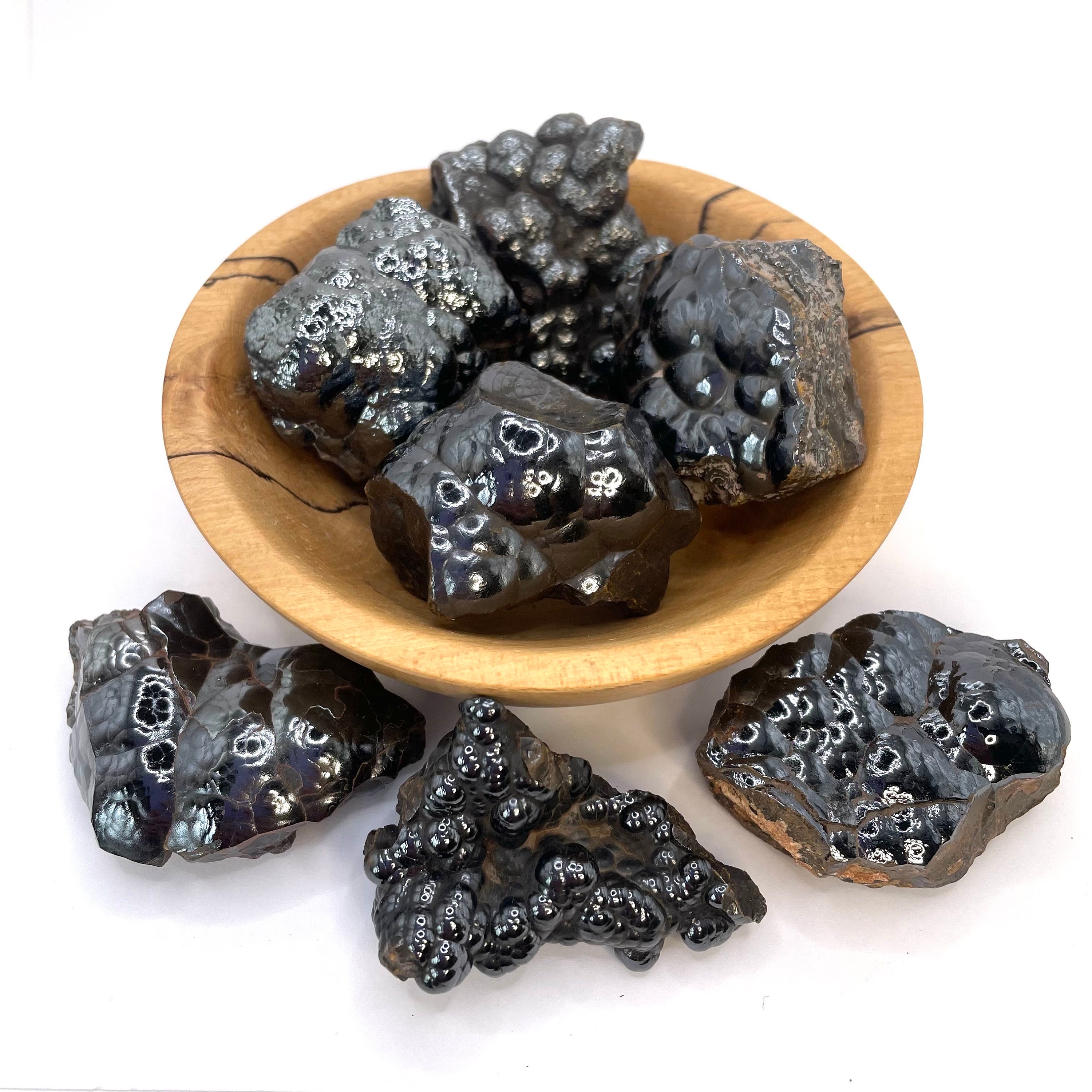 Botryoidal Bubble Hematite Raw Natural Form Hematite Stone Healing Silver Smooth Shard 1.5'' Botryoidal Bubble Hematite Raw Natural Form Hematite Stone Healing Silver Smooth Shard 1.5''