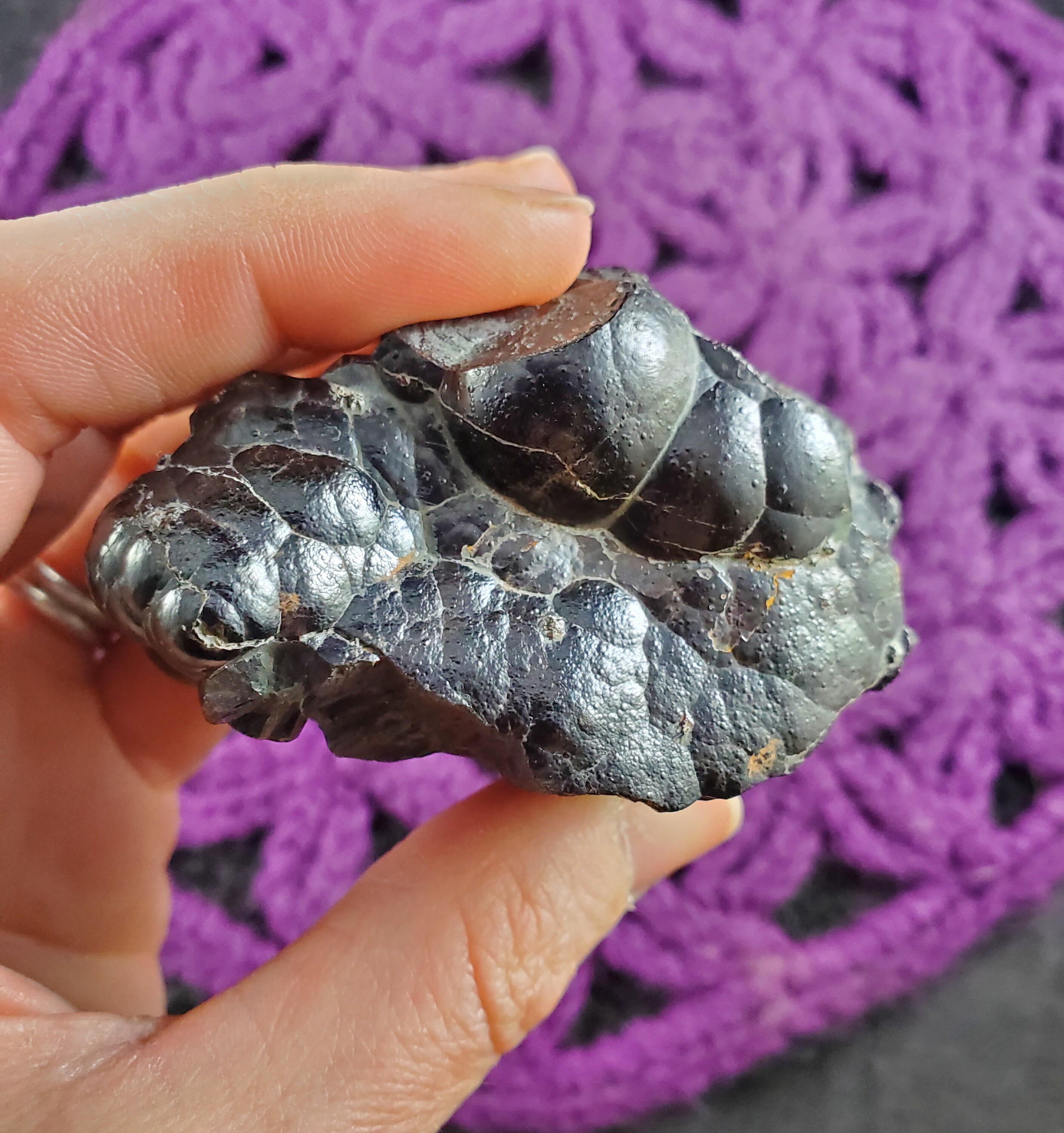 Botryoidal Hematite Raw Crystal Stones Crystals Natural Rare Unique Chunk Rough Specimen Kidney Ore
