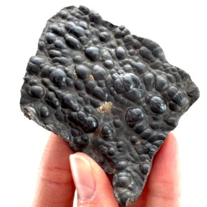 Botryoidal Hematite (Morocco) | black hematite crystal, mineral specimen