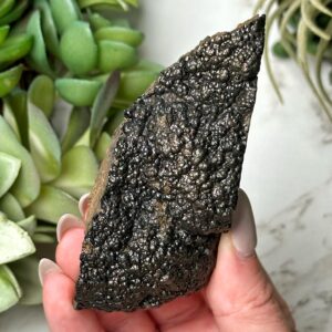 Golden Hematite , 136g , - #5 (raw Black Crystal Specimen, Root Chakra, Healing Stone, Grounding)