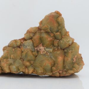 Green Quartz Cluster with Hematite