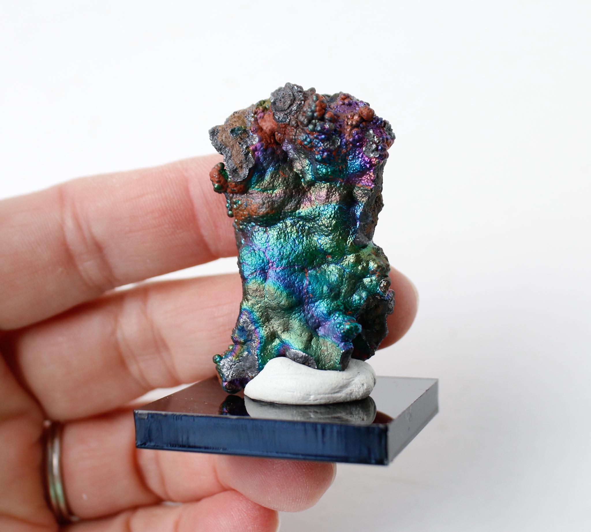Rainbow Iridescent Botryoidal Hematite Natural Mineral Specimen - Malaysia Rainbow Iridescent Botryoidal Hematite Natural Mineral Specimen - Malaysia