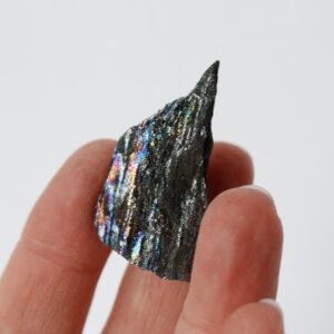 Rainbow Iridescent Hematite Natural Mineral Specimen From Brazil