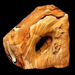 Sandstone Arch Large 52 Lb Home Decor Sculpture, Raw Navajo Sand Stone & Hematite