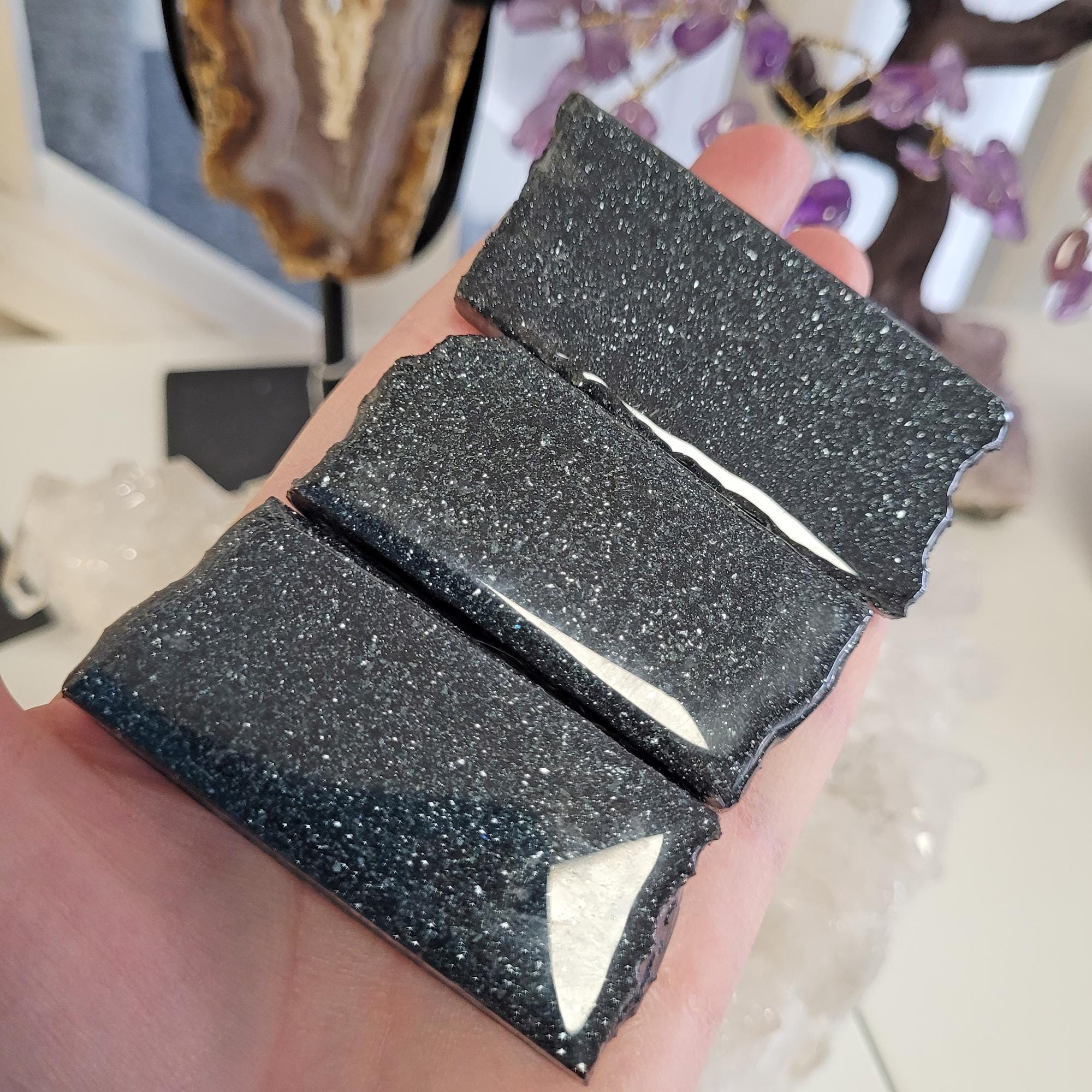 Specular Hematite Crystal Specimen • Ethically Sourced