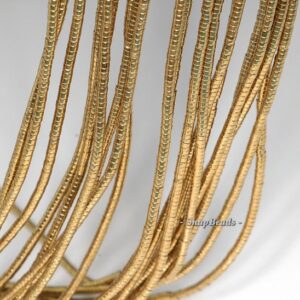 2x1mm Gold Hematite Gemstone Heishi Rondelle Slice 2x1mm Loose Beads 16 inch Full Strand LOT 1,2,6,12 and 50  (90185681-838)