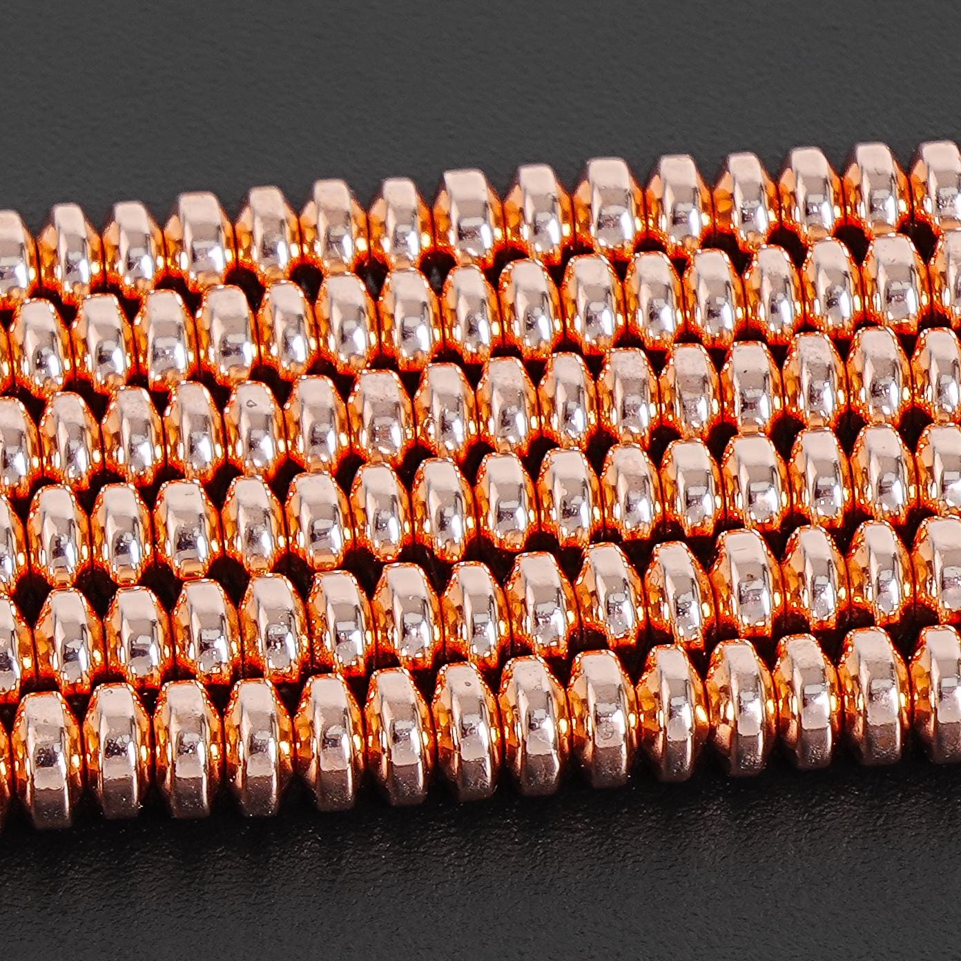 4x2mm 18k Rose Gold Tone Hematite Beads Grade Aaa Natural Gemstone Rondelle Loose Beads 16" / 7.5" Bulk Lot Options (106937) 4x2mm 18k Rose Gold Tone Hematite Beads Grade Aaa Natural Gemstone Rondelle Loose Beads 16" / 7.5" Bulk Lot Options (106937)
