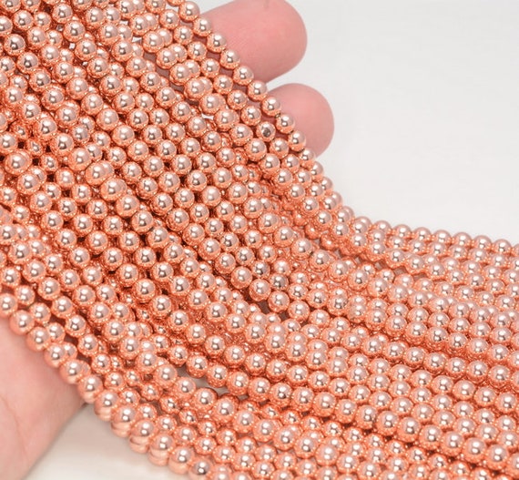 2mm Rose Gold Hematite Gemstone Round 2mm Loose Beads 16 Inch Full Strand Lot 1,2,6,12 And 50 (80006007-483) 2mm Rose Gold Hematite Gemstone Round 2mm Loose Beads 16 Inch Full Strand Lot 1,2,6,12 And 50 (80006007-483)