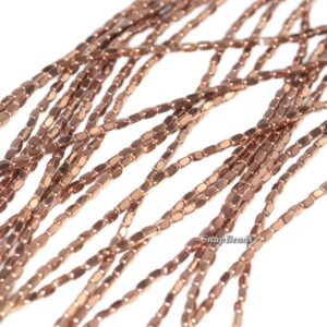 4x2mm Bronze Hematite Gemstone Rounded Rectangle Loose Beads 16 Inch Full Strand (90185694-838)