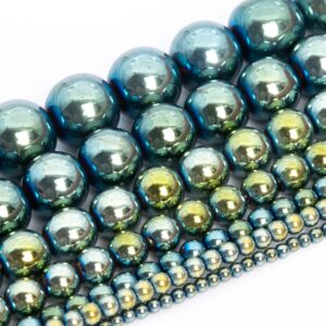 Green Hematite Beads Grade Aaa Natural Gemstone Round Loose Beads 4mm 6mm 8mm 10mm 12mm Bulk Lot Options