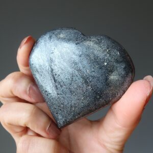 Hematite Heart I'm No Fool In Love Strong Relationship Crystal
