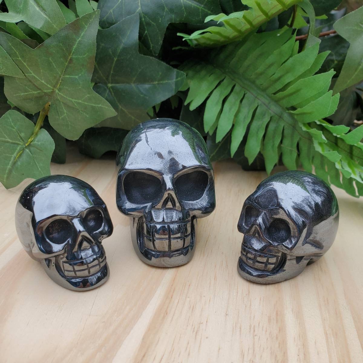 Hematite Skulls - Skulls - Hematite - Hematite Skull - Hematite Crystal - Hematite Stone - Knowledge Stone - Balancing Stone - Grounding