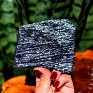 Specularite Crystal Slab - Aka Specular Hematite Ore - Natural Healing Crystal