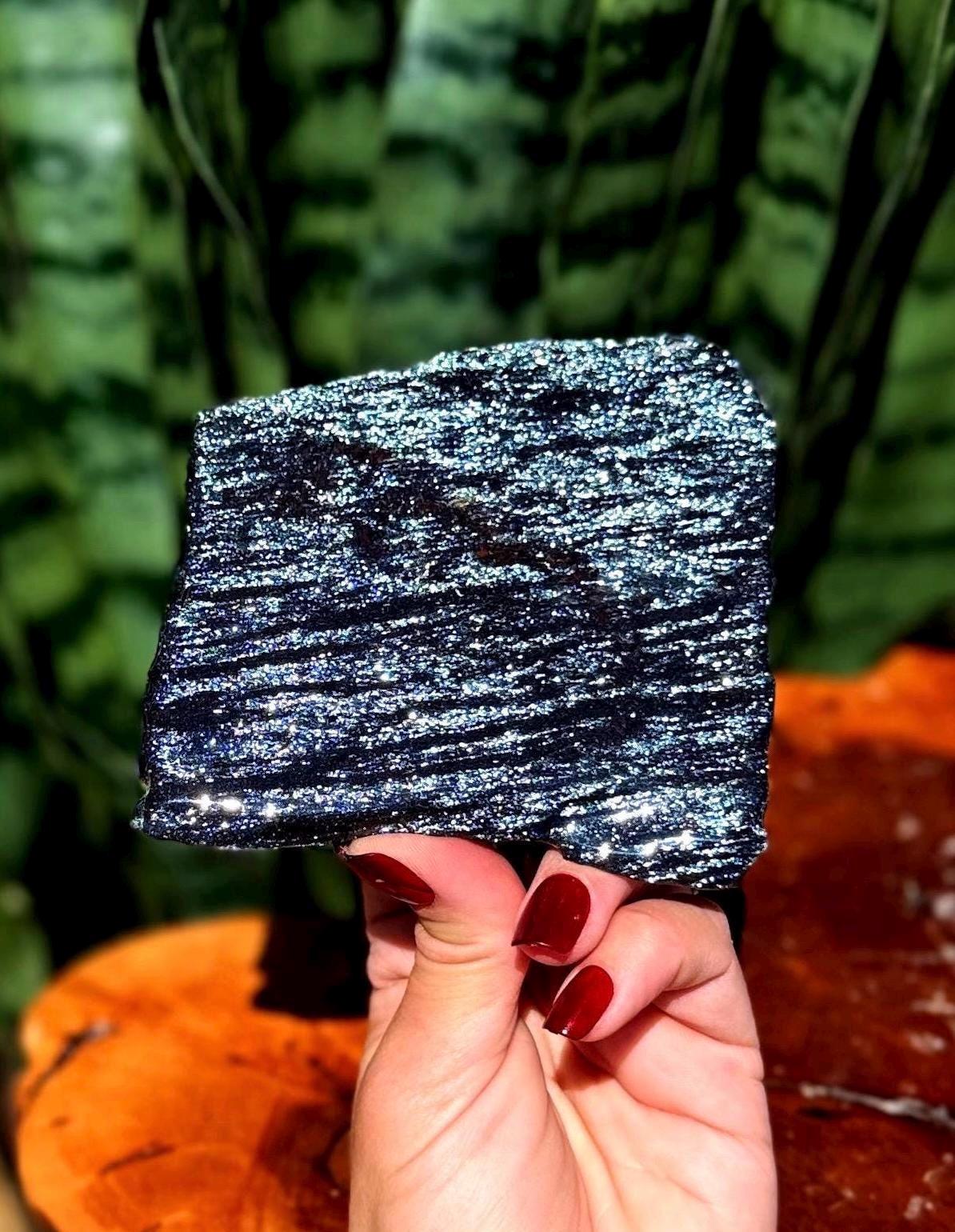 Specularite Crystal Slab - Aka Specular Hematite Ore - Natural Healing Crystal