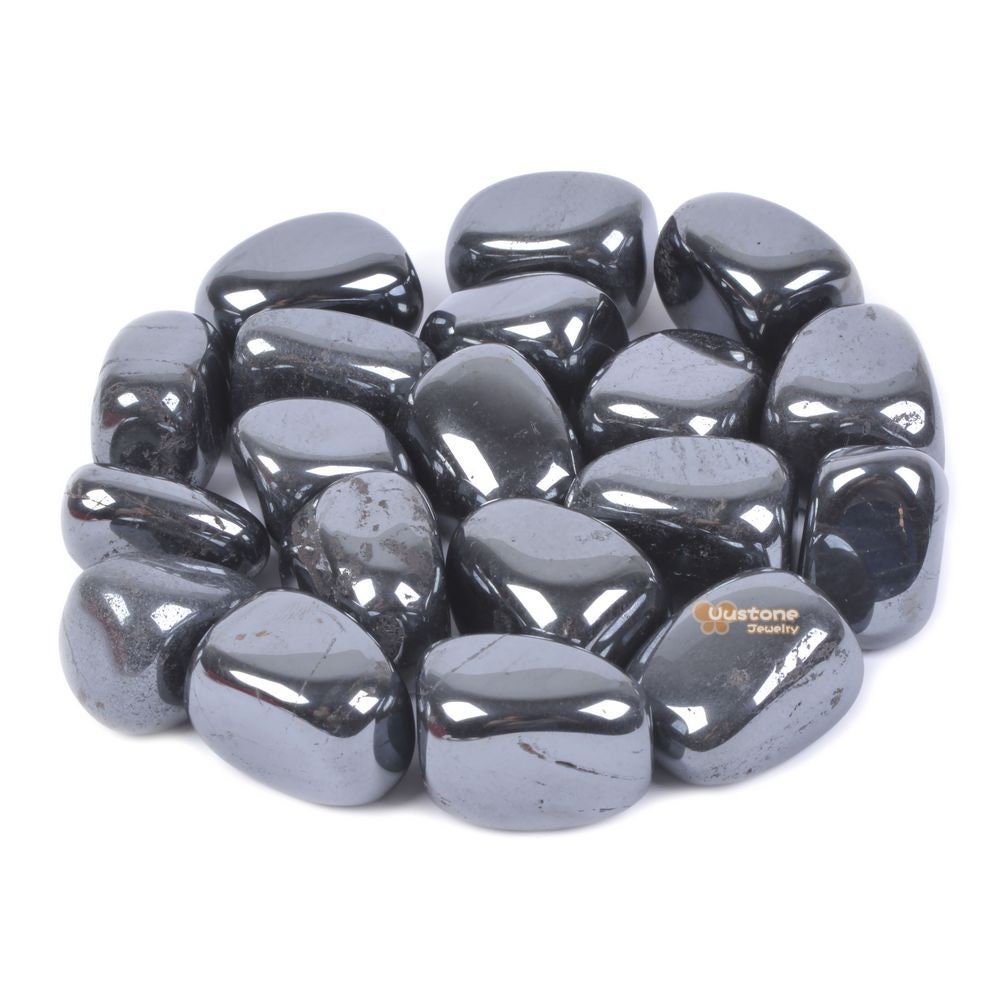 1/2lb Hematite Tumbled Stone Specimen Collection Pocket Worry Healing Crystal Reiki