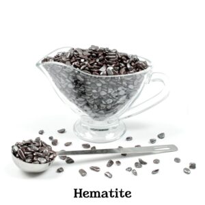 Hematite Chip Stones, Grounding And Focus, Small Ritual Metallic Gems