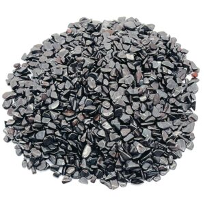 Hematite Chips – Gemstone Chips – Crystal Semi Tumbled Chips - Bulk Crystal - 2-6mm - CP1200