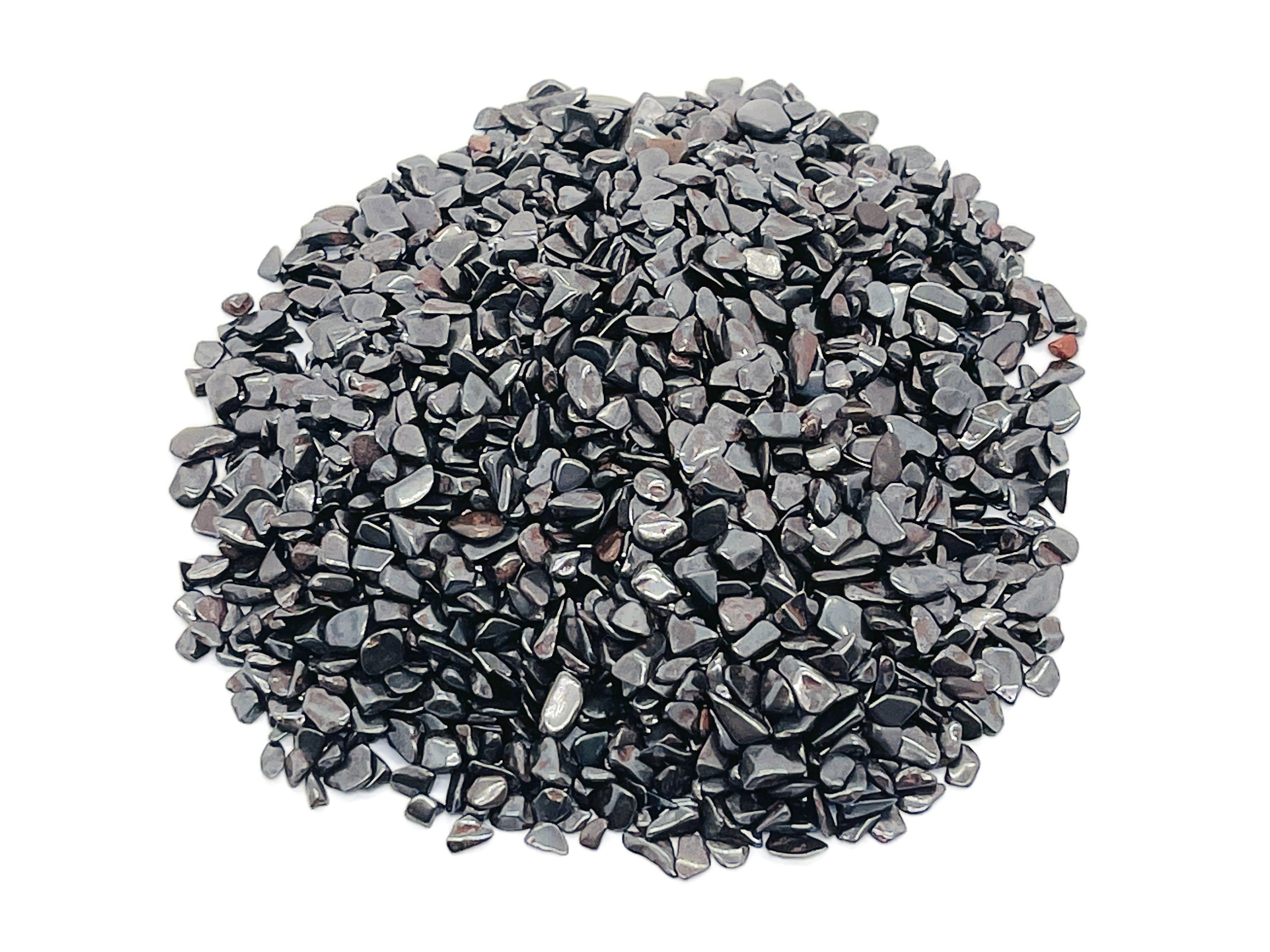 Hematite Chips – Gemstone Chips – Crystal Semi Tumbled Chips - Bulk Crystal - 2-6mm - Cp1200 Hematite Chips – Gemstone Chips – Crystal Semi Tumbled Chips - Bulk Crystal - 2-6mm - Cp1200