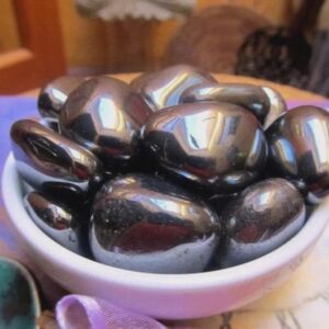 Tumbled Hematite, Healing Crystal, Gemstone, Grounding, Protection & Balance, Root Chakra, Intuitively Selected