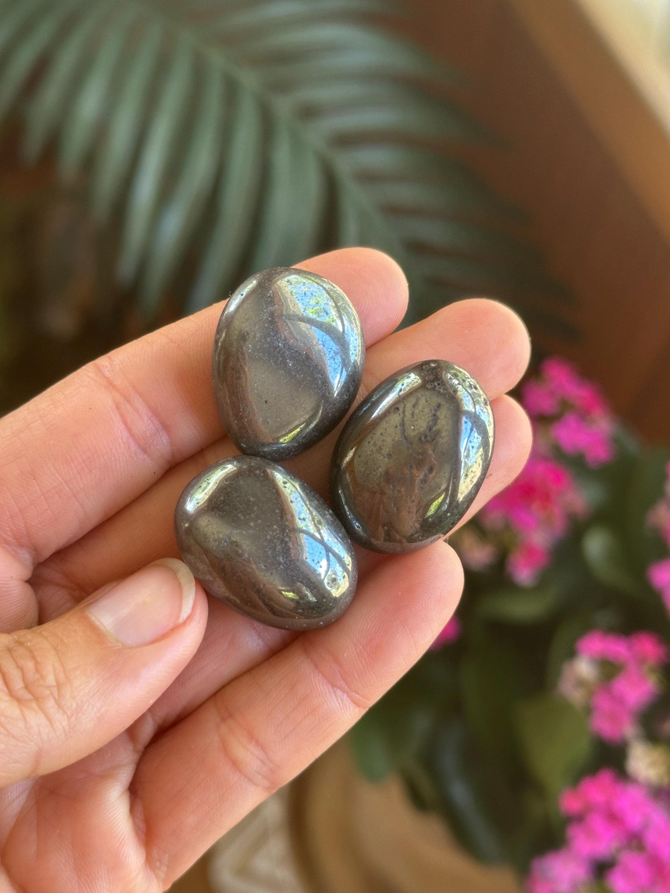 Natural Hematite Tumble, Tumbled Stone