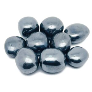 Hematite Tumbled Stone – Large Hematite Crystal Charm – Natural Hematite Stone – Clears Negative Energy – Hematite Gemstone – Tu1266 Hematite Tumbled Stone – Large Hematite Crystal Charm – Natural Hematite Stone – Clears Negative Energy – Hematite Gemstone – Tu1266