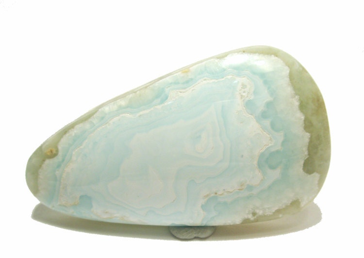60.5 Carats Hemimorphite Cabochon Large Beautiful Rare Aqua Light Blue Bandedturquoise Perfect For A Large Pendant Jewelry Desinger Handmade 60.5 Carats Hemimorphite Cabochon Large Beautiful Rare Aqua Light Blue Bandedturquoise Perfect For A Large Pendant Jewelry Desinger Handmade