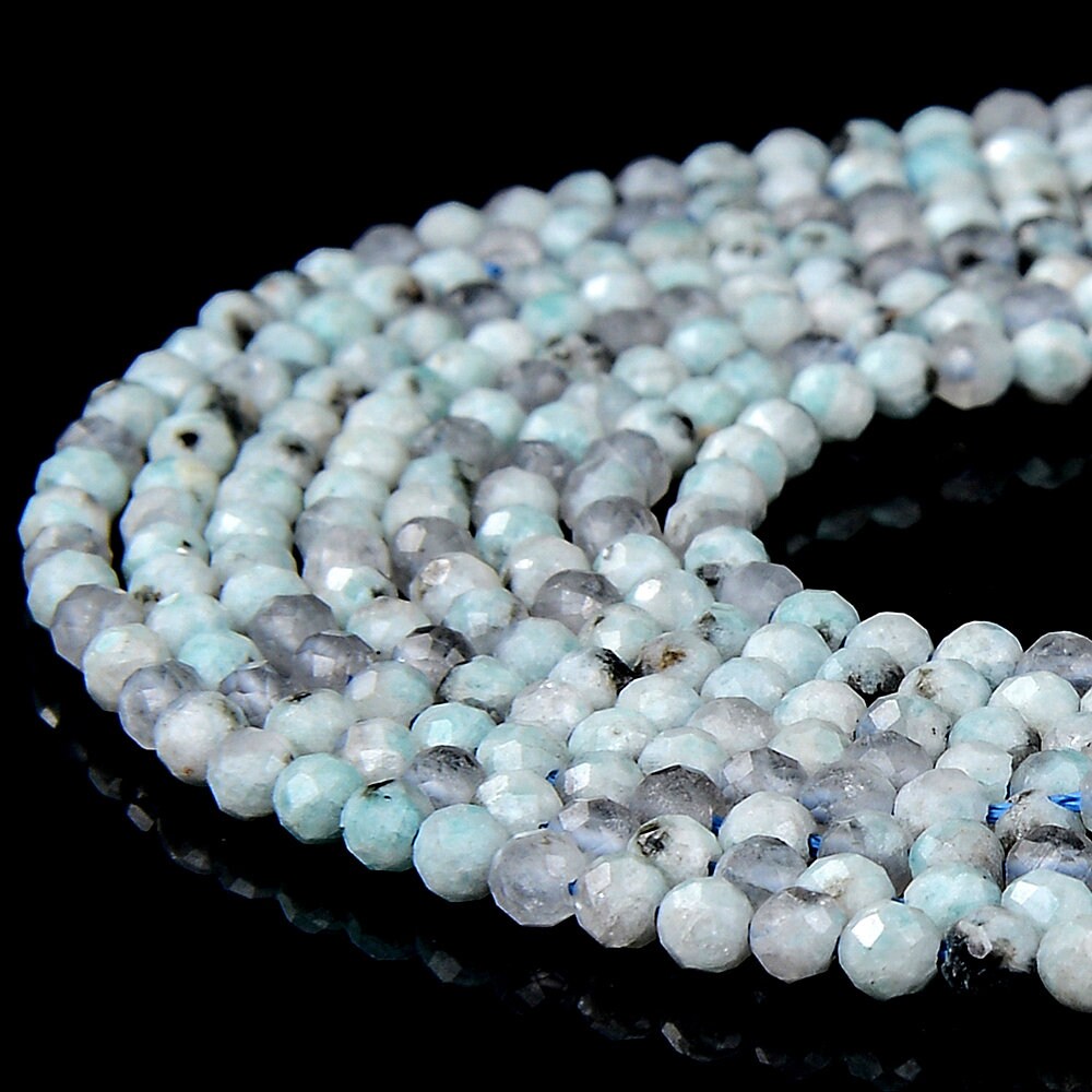 Natural Hemimorphite Gemstone Grade Aa Micro Faceted Round 2mm Loose Beads 15 Inch Full Strand (80018188-p95)