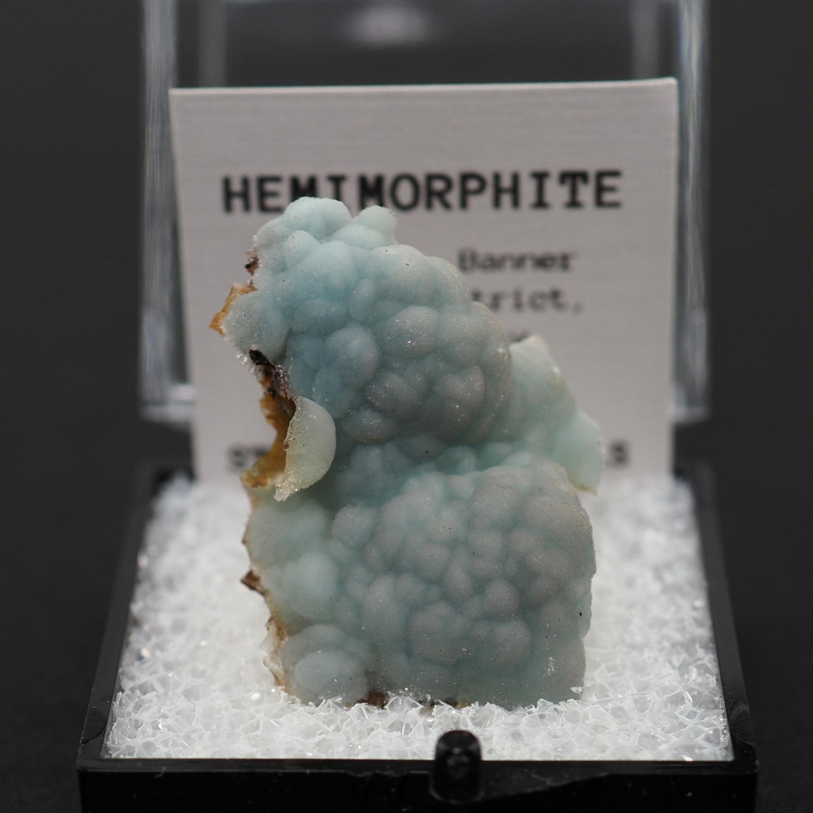 Hemimorphite 79 Mine, Arizona Crystals Thumbnail Mineral Specimen Perky Box