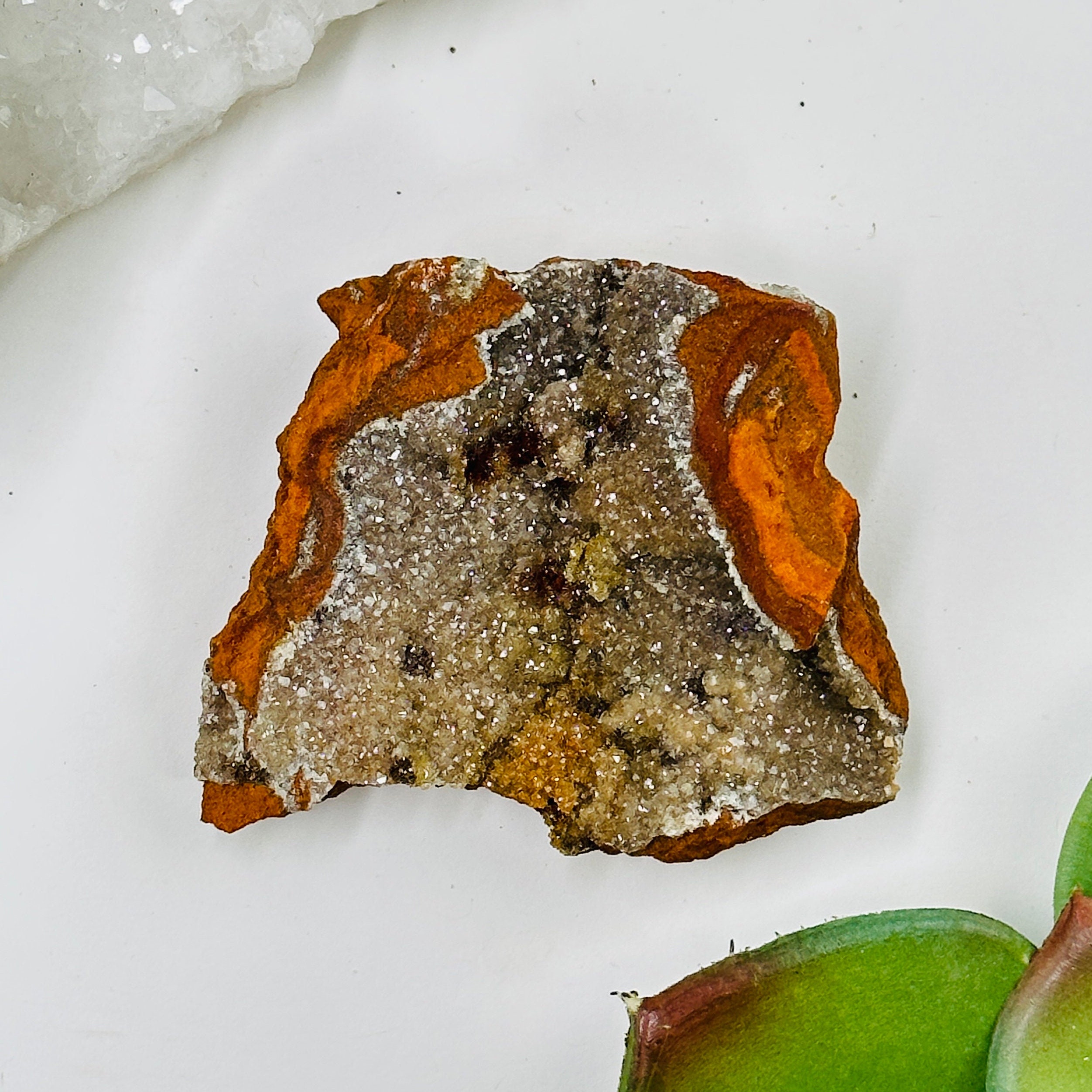 Mexican Hemimorphite Crystal Mineral Formation Cluster