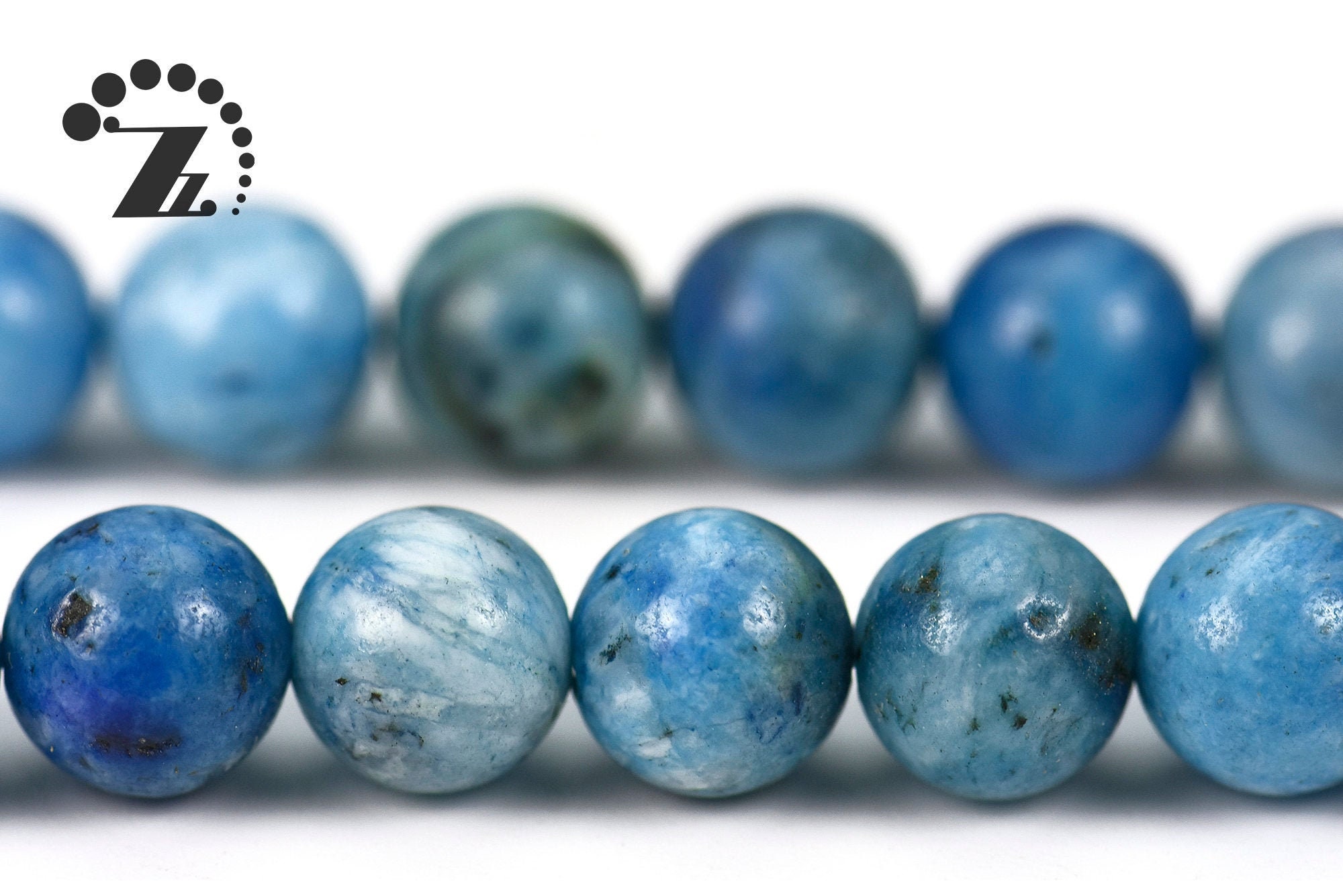 Blue Hemimorphite Smooth Round Beads,hemimorphite,calamine Beads,gemstone,diy,jewelry Making,4mm 6mm 8mm 10mm For Choice,15" Full Strand