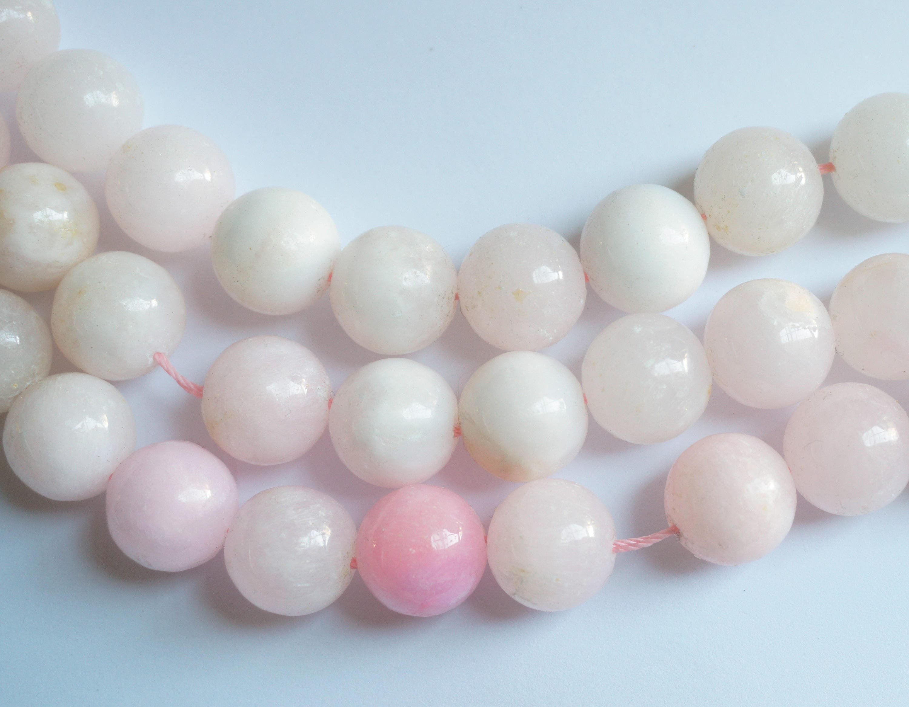 Pink Hemimorphite Round Beads 14mm, Genuine Gemstone, Healing Stone, Diy Supply