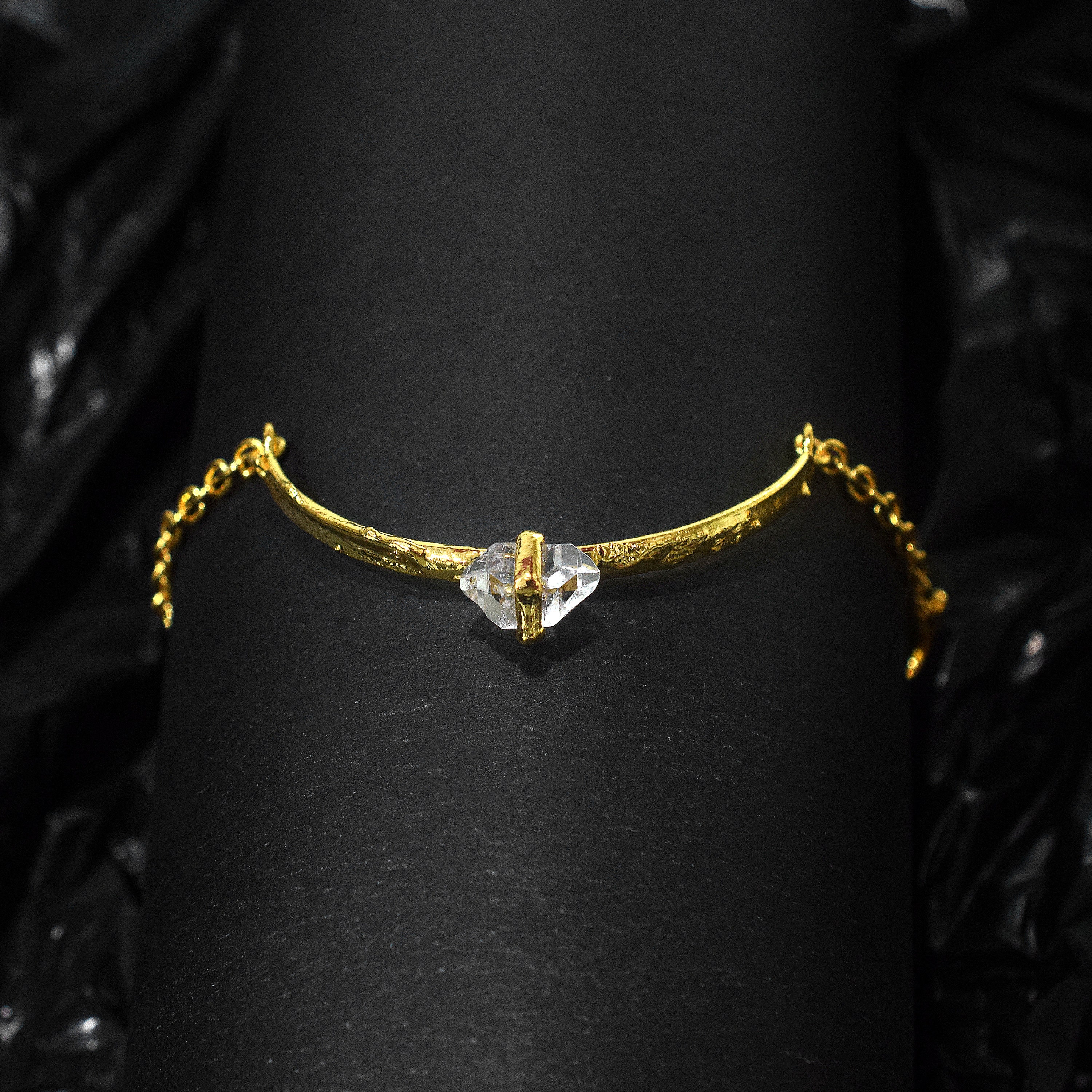 Natural Clear Herkimer Diamond Bracelet Gemstone Bracelet Wedding Jewelry Dainty Bracelet Birthstone Bracelet Anniversary Gift Natural Clear Herkimer Diamond Bracelet Gemstone Bracelet Wedding Jewelry Dainty Bracelet Birthstone Bracelet Anniversary Gift