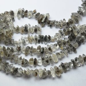 8 Inches Strand,Natural Herkimer Diamond Quartz Faceted Nuggets,Size 5x7mm,
