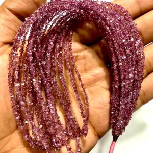AAAA+ Pink Herkimer Diamond Quartz Beads Natural Pink Diamond Quartz Gemstone Beads Herkimer Diamond Chips Pink Diamond Chips Wholesale Bead