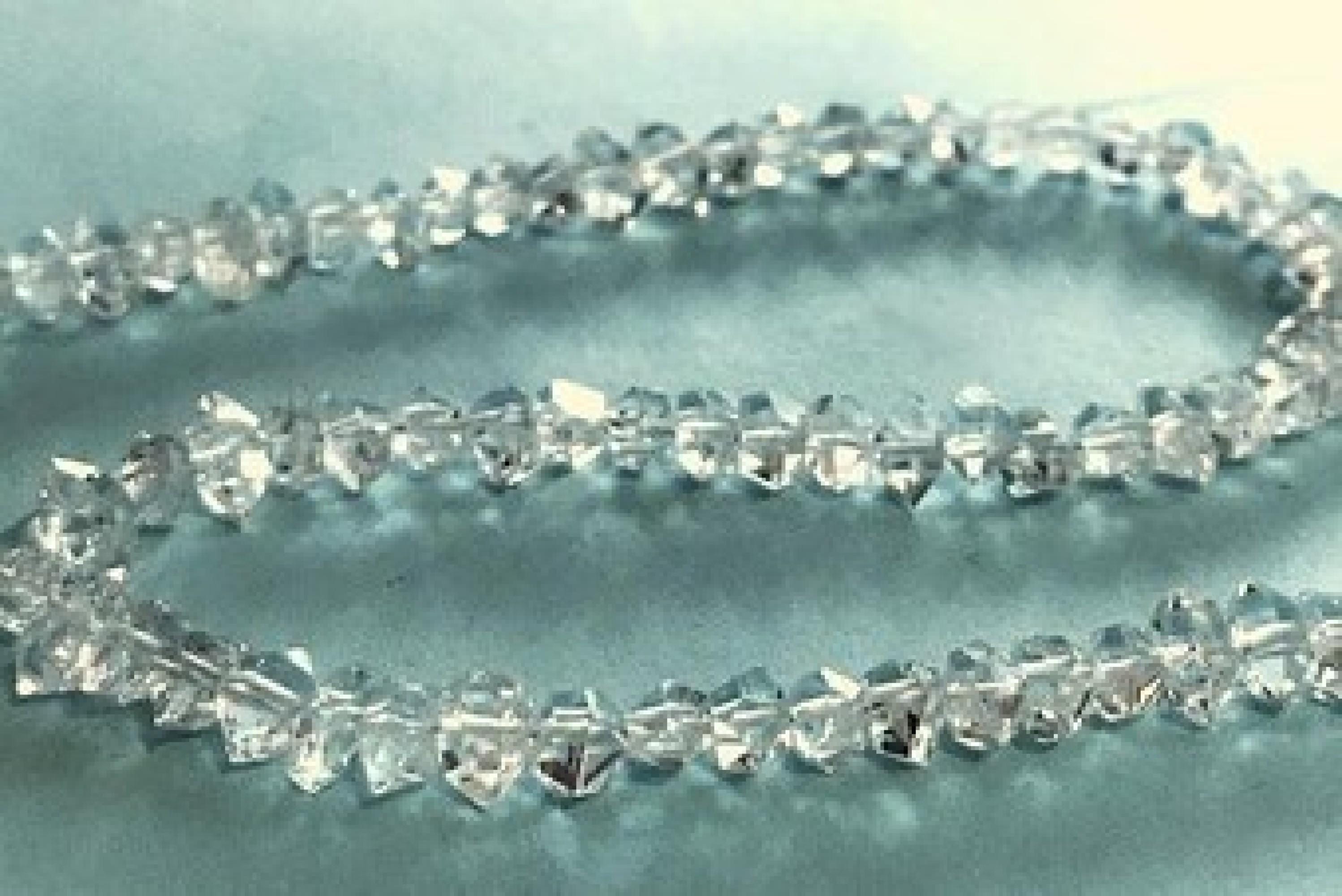 Herkimer Diamonds Beads, 5-7mm Double Terminated, Natural Healing Crystals, April Birthstone, Brides, Nugget Beads