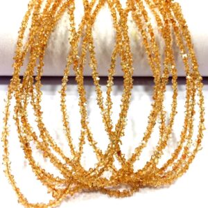Extremely Rare~AAAA+ Natural Herkimer Diamond Quartz Nuggets Beads Champion Diamond Chips Beads Diamond Rough Beads Orange Diamond Beads.