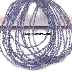 Extremely Rare~AAAA+ Natural Herkimer Diamond Quartz Beads Blue Diamond Chips Beads Blue Diamond Rough Beads Blue Diamond Nuggets Beads.