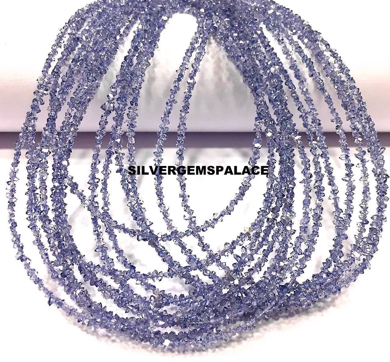 Extremely Rare~aaaa+ Natural Herkimer Diamond Quartz Beads Blue Diamond Chips Beads Blue Diamond Rough Beads Blue Diamond Nuggets Beads.