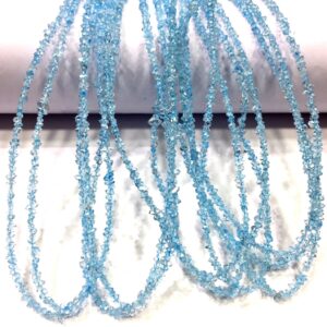 Extremely Rare~AAAA+ Natural Herkimer Diamond Quartz Beads Sky Blue Diamond Chips Beads Blue Diamond Rough Beads Sky Blue Diamond Nuggets.